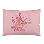 Cat With Violin Pillow Case 26.62 x18.9  Pillow Case