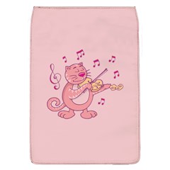 Cat With Violin Removable Flap Cover (l) by sifis