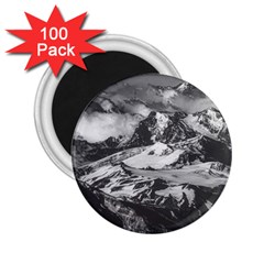 Black And White Andes Mountains Aerial View, Chile 2 25  Magnets (100 Pack)  by dflcprintsclothing