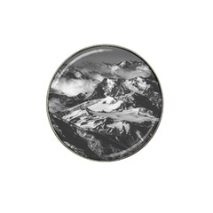 Black And White Andes Mountains Aerial View, Chile Hat Clip Ball Marker (10 Pack)