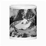 Black And White Andes Mountains Aerial View, Chile Morph Mugs Center