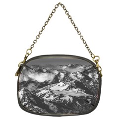 Black And White Andes Mountains Aerial View, Chile Chain Purse (two Sides) by dflcprintsclothing