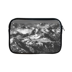 Black And White Andes Mountains Aerial View, Chile Apple Ipad Mini Zipper Cases by dflcprintsclothing