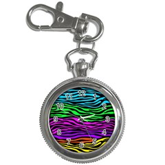 Colorful Zebra Key Chain Watches