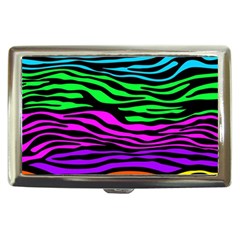 Colorful Zebra Cigarette Money Case