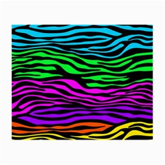 Colorful Zebra Small Glasses Cloth