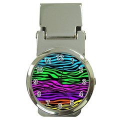 Colorful Zebra Money Clip Watches