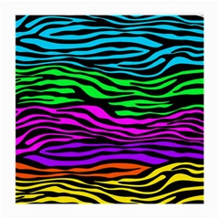 Colorful Zebra Medium Glasses Cloth