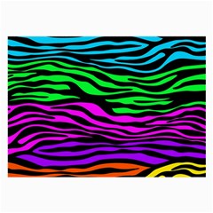 Colorful Zebra Large Glasses Cloth