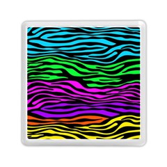 Colorful Zebra Memory Card Reader (square) by Angelandspot