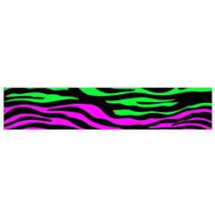 Colorful Zebra Small Flano Scarf