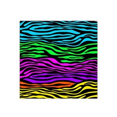 Colorful Zebra Satin Bandana Scarf