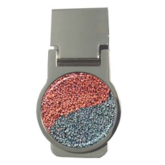 Gravel Print Pattern Texture Money Clips (round) 