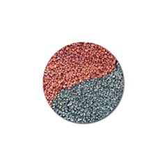 Gravel Print Pattern Texture Golf Ball Marker (10 Pack)