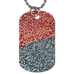 Gravel Print Pattern Texture Dog Tag (two Sides)