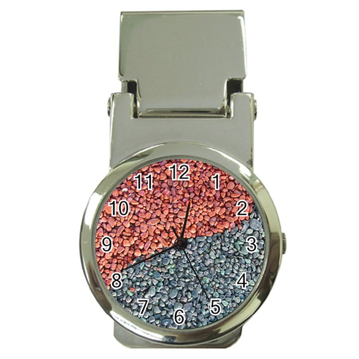 Gravel Print Pattern Texture Money Clip Watches