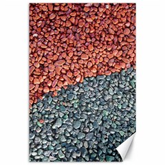 Gravel Print Pattern Texture Canvas 24  X 36 