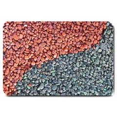 Gravel Print Pattern Texture Large Doormat  by dflcprintsclothing