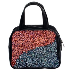 Gravel Print Pattern Texture Classic Handbag (two Sides)