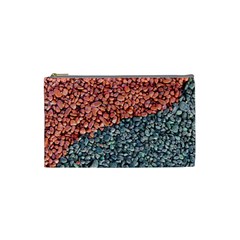 Gravel Print Pattern Texture Cosmetic Bag (small) by dflcprintsclothing