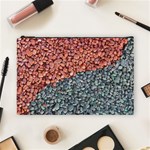 Gravel Print Pattern Texture Cosmetic Bag (Large) Front