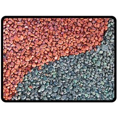 Gravel Print Pattern Texture Fleece Blanket (large) 