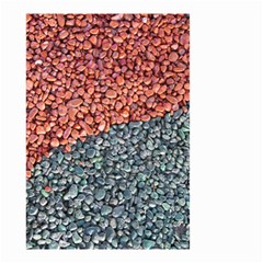 Gravel Print Pattern Texture Small Garden Flag (two Sides) by dflcprintsclothing