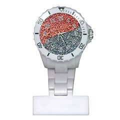 Gravel Print Pattern Texture Plastic Nurses Watch by dflcprintsclothing