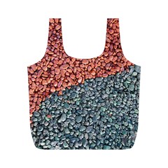 Gravel Print Pattern Texture Full Print Recycle Bag (m) by dflcprintsclothing