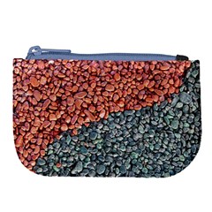 Gravel Print Pattern Texture Large Coin Purse by dflcprintsclothing