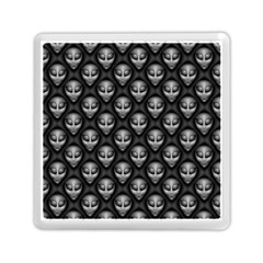 Grey Aliens Extraterrestrials Ufo Faces Memory Card Reader (square) by SpinnyChairDesigns