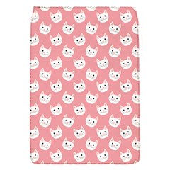 Cute Cat Faces White And Pink Removable Flap Cover (s) by SpinnyChairDesigns