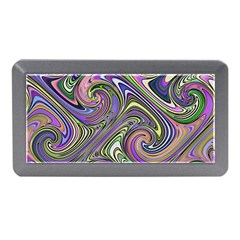 Abstract Art Purple Swirls Pattern Memory Card Reader (mini) by SpinnyChairDesigns