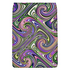 Abstract Art Purple Swirls Pattern Removable Flap Cover (l) by SpinnyChairDesigns