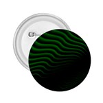 Black and Green Abstract Stripes Gradient 2.25  Buttons Front