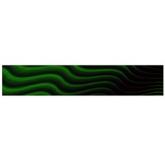 Black And Green Abstract Stripes Gradient Large Flano Scarf  by SpinnyChairDesigns