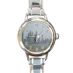 P1020022 Round Italian Charm Watch by 45678