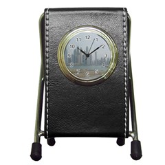 P1020022 Pen Holder Desk Clock by 45678