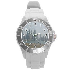 P1020022 Round Plastic Sport Watch (l) by 45678