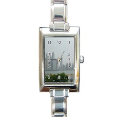 P1020023 Rectangle Italian Charm Watch by 45678