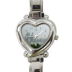 P1020023 Heart Italian Charm Watch by 45678