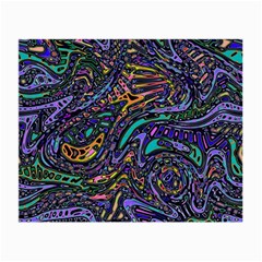 Multicolored Abstract Art Pattern Small Glasses Cloth by SpinnyChairDesigns