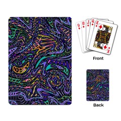 Multicolored Abstract Art Pattern Playing Cards Single Design (rectangle) by SpinnyChairDesigns