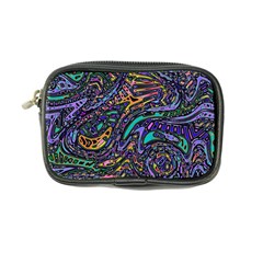 Multicolored Abstract Art Pattern Coin Purse by SpinnyChairDesigns