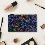 Multicolored Abstract Art Pattern Cosmetic Bag (Small) Front