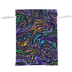 Multicolored Abstract Art Pattern  Lightweight Drawstring Pouch (xl) by SpinnyChairDesigns