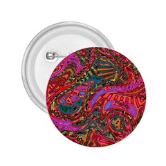 Abstract Art Multicolored Pattern 2 25  Buttons by SpinnyChairDesigns