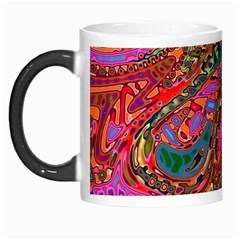 Abstract Art Multicolored Pattern Morph Mugs by SpinnyChairDesigns