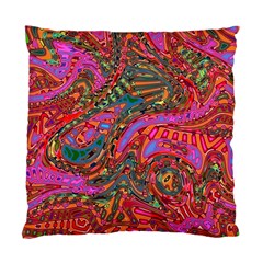 Abstract Art Multicolored Pattern Standard Cushion Case (one Side) by SpinnyChairDesigns