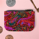 Abstract Art Multicolored Pattern Mini Coin Purse Back